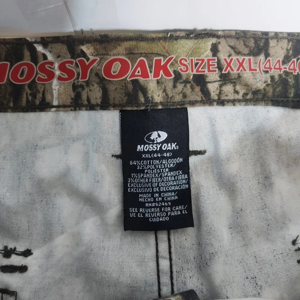 Mossy Oak XXL (44-46) Camo Hunting Cargo Pants Outdoor Casual‎ Mens